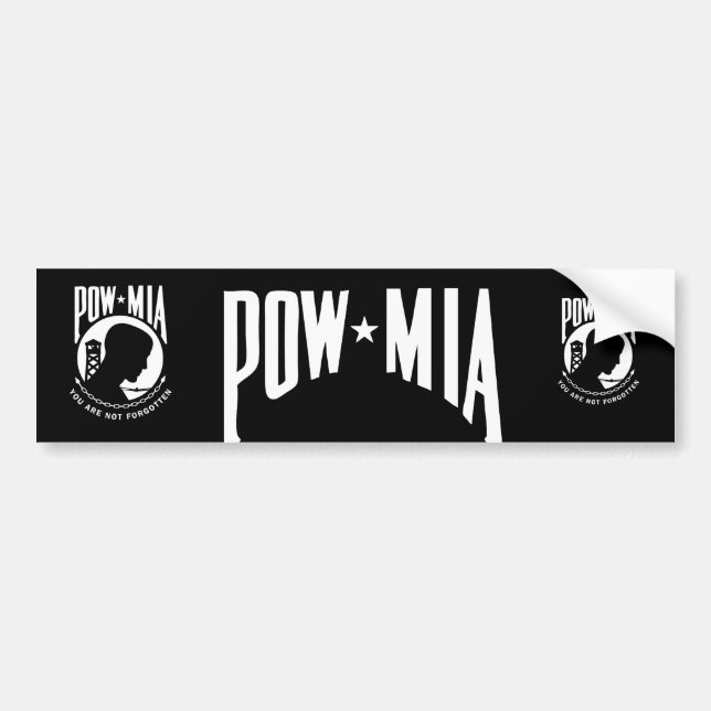 Autocollant De Voiture Sticker POW MIA (Devant)
