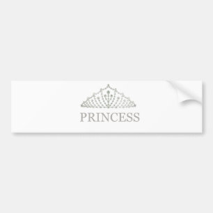 Autocollant De Voiture Sticker Princess Crown Bumper