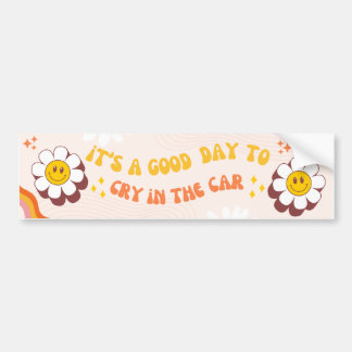 Autocollant De Voiture Sticker Retro Bumper Mème De Triste Drôle