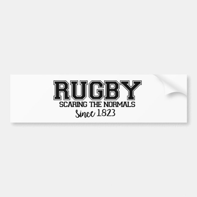 Autocollant De Voiture Sticker Rugby quote (Devant)