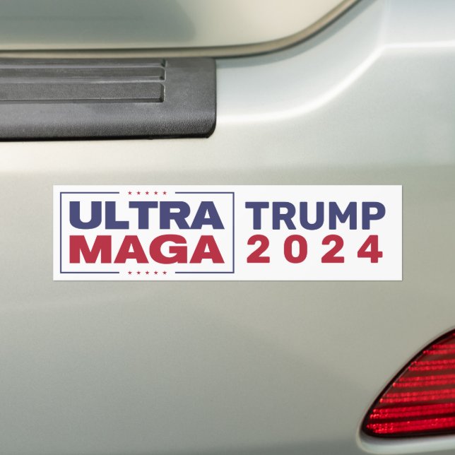 Autocollant De Voiture Sticker Ultra MAGA Trump 2024Bumper (En voiture)