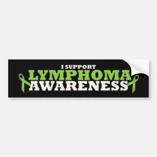 Autocollant De Voiture Sticleur pare-chocs Lymphoma Lime Green Support