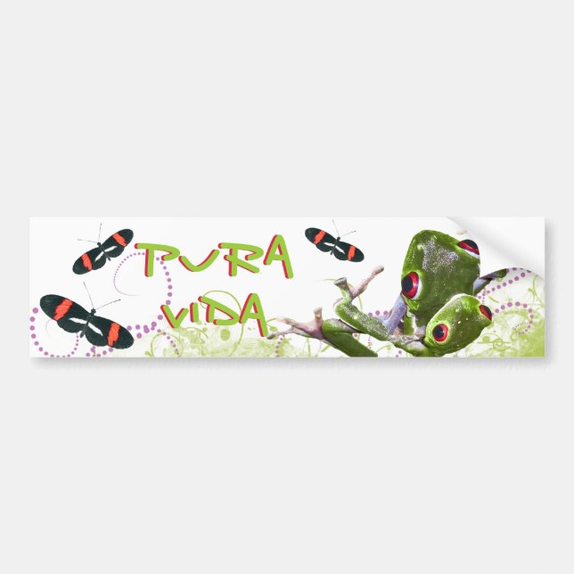Autocollant De Voiture Sticule de protection contre les grenouilles Pura  (Devant)