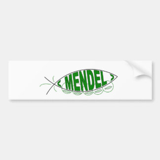 Autocollant De Voiture Sticule pare-chocs de poisson de la Peapod Mendel
