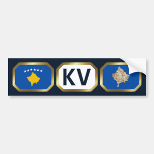 Autocollant De Voiture Sticule pare-chocs du code de la carte du drapeau