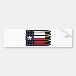 Autocollant De Voiture Sticule pare-chocs Texas Bullet Ammo Texan State