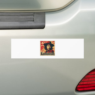 Autocollant De Voiture Stop Kamunism Harris Walz 2024 Camarade Kamala