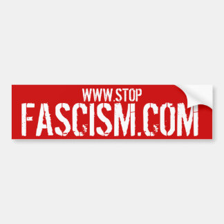 Autocollant De Voiture STOPFASCISM.COM - Arrêtez l'adhésif pour