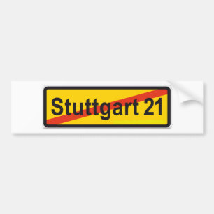 Autocollant De Voiture Stuttgart 21