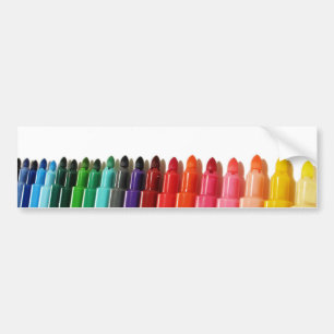 Autocollant De Voiture Stylos feutres colorés