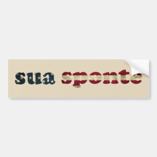 AUTOCOLLANT DE VOITURE SUA SPONTE