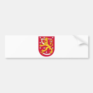 AUTOCOLLANT DE VOITURE SUOMI - LA FINLANDE