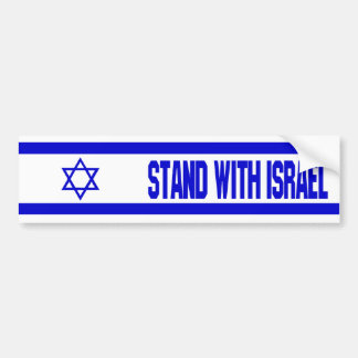 Autocollant De Voiture Support avec l'Israël