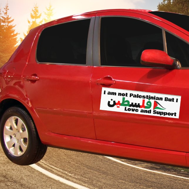 Autocollant De Voiture Support Sticker pour pare-chocs Palestine (Créateur téléchargé)