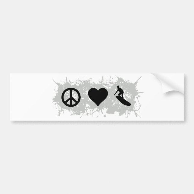 Autocollant De Voiture Surfer 1 (Devant)