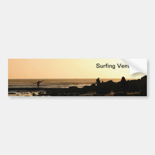 Autocollant De Voiture Surfer de fin de jours