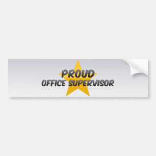 Autocollant De Voiture Surveillant fier de bureau