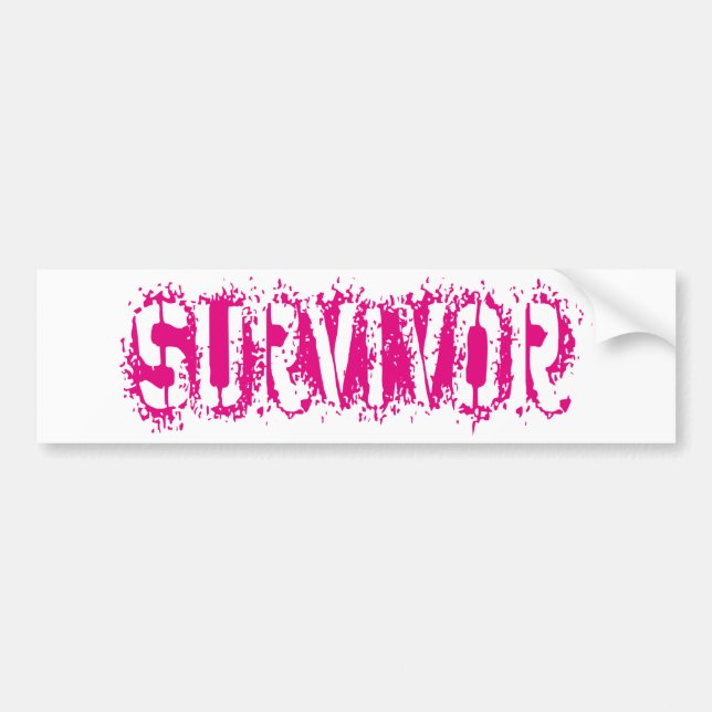 AUTOCOLLANT DE VOITURE SURVIVANT (Devant)