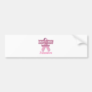Autocollant De Voiture Survivant de cancer du sein