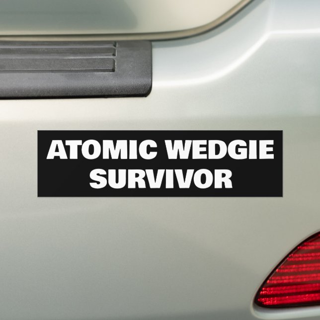 Autocollant De Voiture Survivant de mariage atomique (En voiture)
