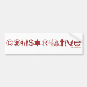 Autocollant De Voiture Symbole conservateur