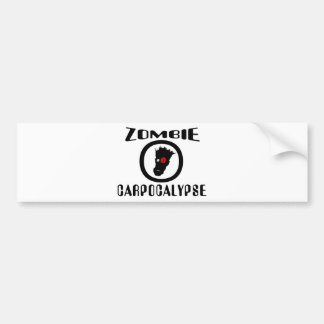 Autocollant De Voiture Symbole de Carpocalypse de zombi