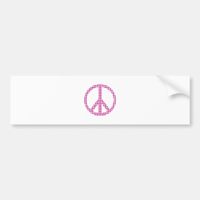 Autocollant De Voiture Symbole de signe de paix (Devant)