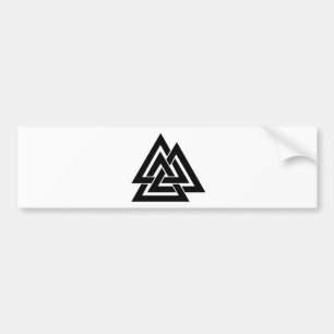 Autocollant De Voiture Symbole nordique Odin de protection des norses de