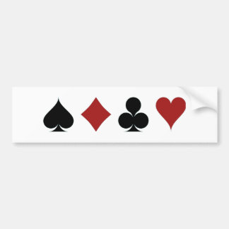 Autocollant De Voiture Symboles de poker
