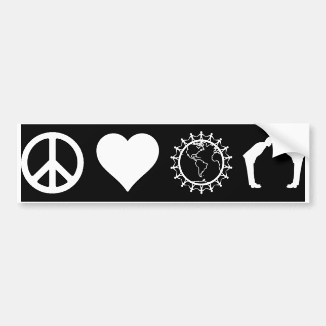 Autocollant De Voiture Symbologie de PLUR (foncé) (adhésif pour (Devant)