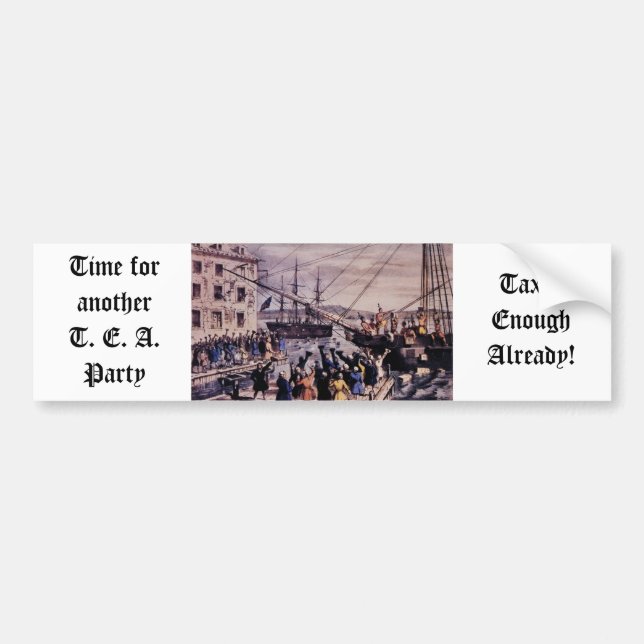 Autocollant De Voiture T.E.A. Adhésif pour pare-chocs (Devant)