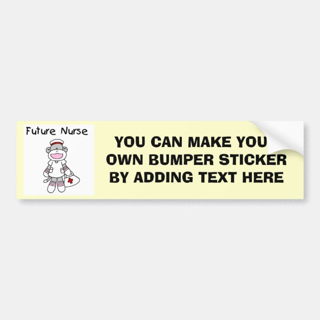 Autocollant De Voiture T-shirts et cadeaux d'infirmière pour l'avenir du  (Devant)