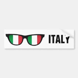 Autocollant De Voiture Tableaux italiens texte personnalisé & bumperstick