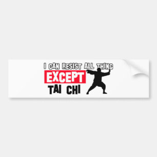 Autocollant De Voiture Tai chi martial