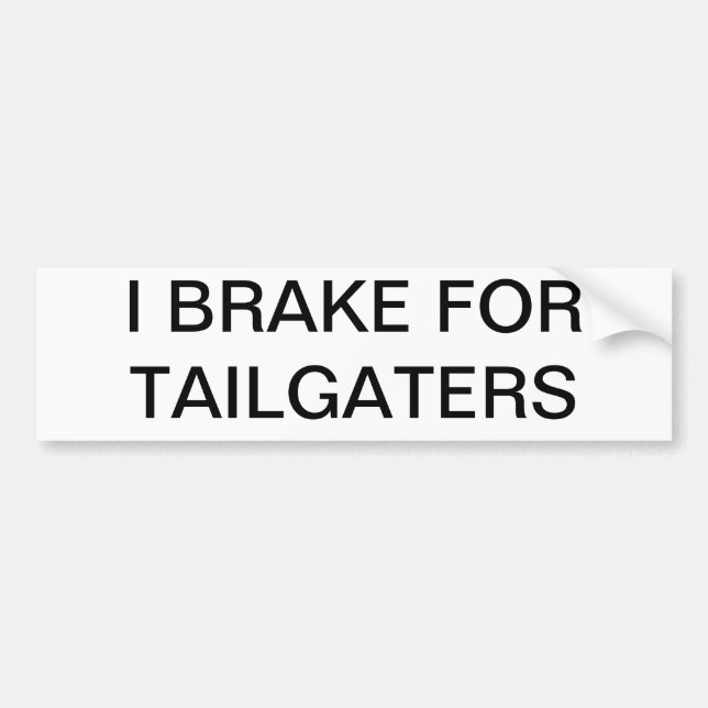 Autocollant De Voiture Tailgaters (Devant)