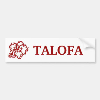 AUTOCOLLANT DE VOITURE TALOFA