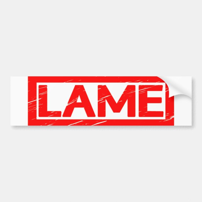 Autocollant De Voiture Tampon Lame (Devant)