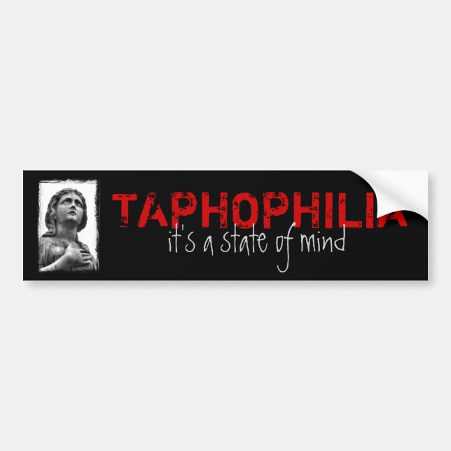 Autocollant De Voiture Taphophilia (Devant)