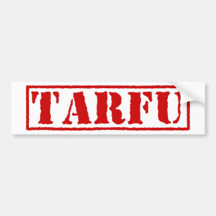 AUTOCOLLANT DE VOITURE TARFU