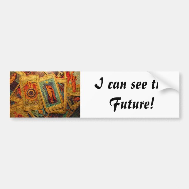 Autocollant De Voiture Tarot : Je peux voir le futur adhésif pour (Devant)