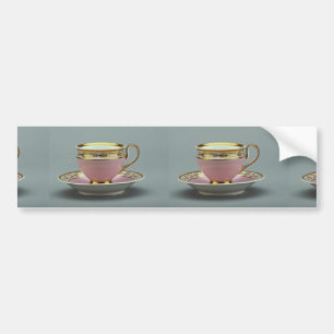 Autocollant De Voiture Tasse et soucoupe colorée, Berlin, Allemagne