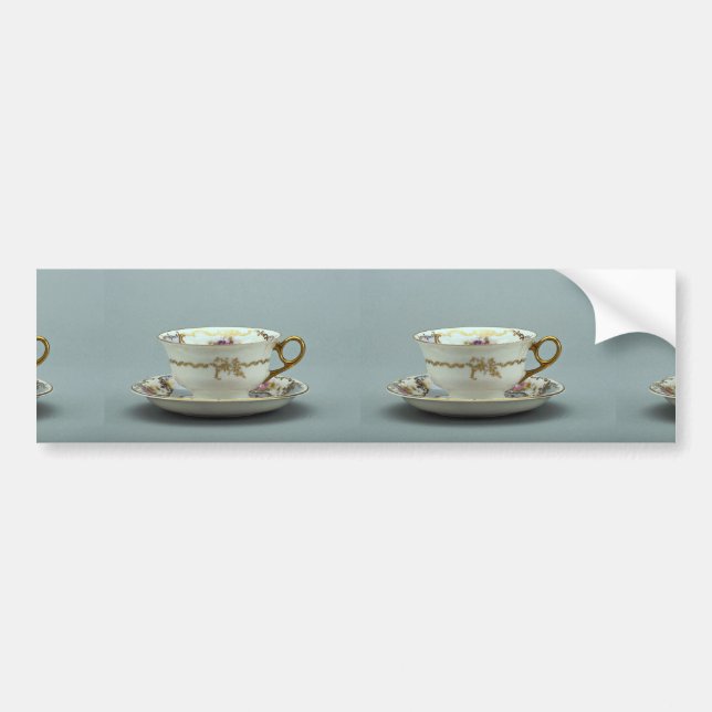 Autocollant De Voiture Tasse et soucoupe du 20ème siècle de thé, Bavière, (Devant)