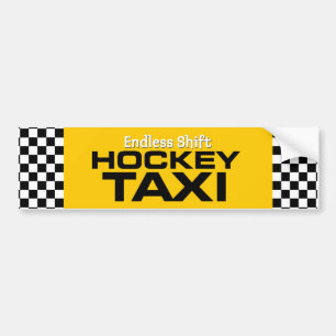 Autocollant De Voiture Taxi sans fin d'hockey de décalage