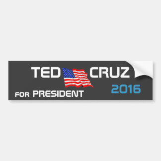 Autocollant De Voiture Ted Cruz pour le président 2016