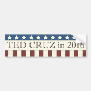Autocollant De Voiture Ted Cruz Président 2016 Stars Stripes
