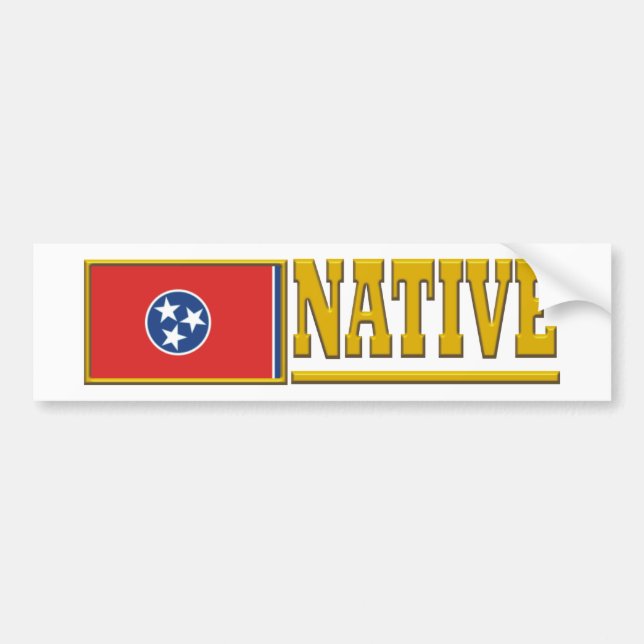 Autocollant De Voiture Tennessee (Devant)