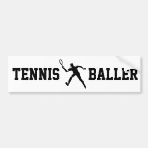 Autocollant De Voiture Tennis Baller