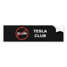 Tesla - Simple CLUB ANTI ELON TESLA - noir