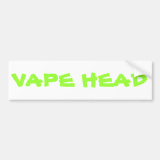 AUTOCOLLANT DE VOITURE TÊTE DE VAPE