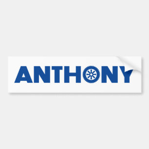 Autocollant De Voiture Tête d'essence Anthony